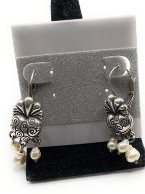 Brighton Pearl Leverback Earrings 4179